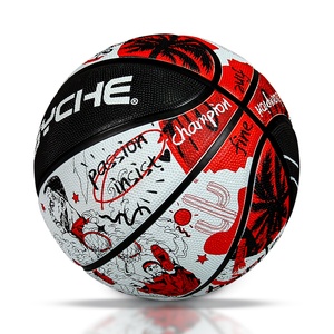 PSYCHE Pallone da Basket Professionale in Gomma per Esterni, Misure Personalizzate 4 5 6 con Logo Personalizzato per Allenamento, Partite e Competizioni, Nuova Collezione - Product Image 4