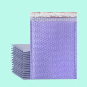 Film bulle co-extrudé écologique, sac à bulles 23x28+4CM, épais, pour cosmétiques, bijoux, CD, enveloppe express, logo personnalisé, couleur nude - Product Image 1