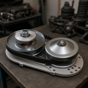 Embrague de Transmisión D0100HRSBUJ 2000 RPM para Motor de 2-8 HP con Kit de Correa de Goma para Reparación o Reemplazo - Product Image 2