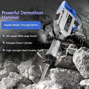 Kit de marteau de démolition électrique robuste |   Outils de charpentier et outils d'électricien |   Casseur de béton 110/220V - Product Image 4