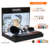 Support d'affichage personnalisé en acrylique avec lumière LED pour casque sans fil Bluetooth SUNYU