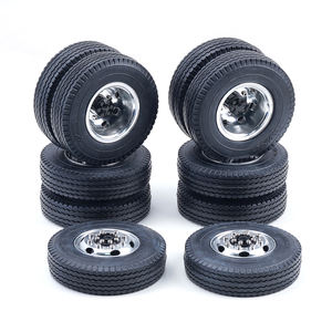 Pièces de voiture RC personnalisées en gros, pneus en caoutchouc pour <span class=keywords><strong>camion</strong></span> avant et arrière pour <span class=keywords><strong>camion</strong></span> RC <span class=keywords><strong>1</strong></span>/<span class=keywords><strong>14</strong></span>, tracteur, remorque, <span class=keywords><strong>Tamiya</strong></span> - Product Image 1