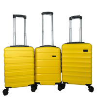 Bagages de voyage tendance de haute qualité Ensemble de sacs à roulettes ABS avec logo personnalisé Ensemble de valises colorées de grande capacité