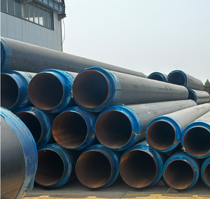 Prim doğrudan gömülü HDPE ceket boru ön yalıtımlı dikişsiz çelik poliüretan köpük sprey kaplama API petrol borusu kaynak - Product Image 2