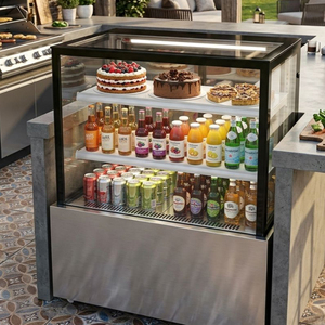 Vetrina Refrigerata Commerciale per Esposizione Torte, Espositore Refrigerato da Banco per <span class=keywords><strong>Pasticceria</strong></span> - Product Image 4