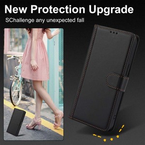กระเป๋าเงินแบบฝาพับมีช่องเสียบบัตรหนัง TPU สำหรับ <span class=keywords><strong>iPhone</strong></span> 6 7 8 x XR XS 11 12 13 14 15 16 PRO MAX - Product Image 3