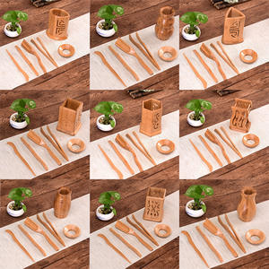 Pinzas para té de bambú, juego de té de seis piezas para té Kung Fu, accesorios hechos de cobre puro y madera maciza, tazas de té y pinzas. - Product Image 6