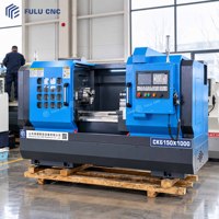 Tour CNC horizontal GSK CK6150-1000 à lit plat haute précision, à broche unique, pour le tournage des métaux – Vente directe usine