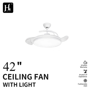 Ventilateur de plafond intelligent à économie d'énergie, ventilateur de plafond de luxe ultra large de 42 pouces, ventilateur de plafond pour pavillon intérieur - Product Image 2