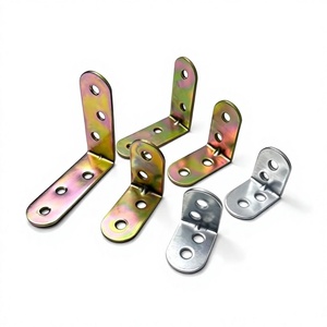Supports d'angle en fer épaissi en forme de L, coins arrondis, angle droit à 90 degrés, quincaillerie de mobilier moderne de style japonais-scandinave - Product Image 2