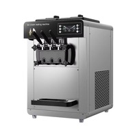 Machine à glace molle commerciale 1 saveur, automatique, de comptoir