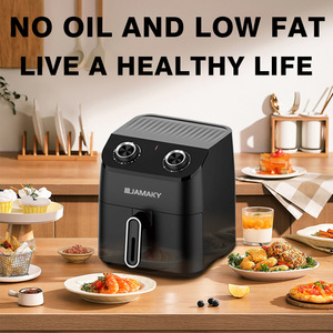 Friteuse à air JAMAKY 5L-6L, électrique, en céramique, antiadhésive, facile à nettoyer, appareil de cuisine multifonctionnel pour la maison - Product Image 2