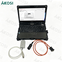 Laptop V110 + para elevadores de autocares y carretillas elevadoras Crown PCAN-USB, interfaz CAN aplicable, interfaz de programación Crown, herramienta de diagnóstico