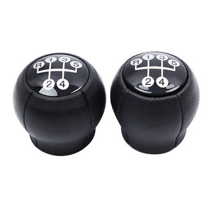 Car <b>Gear</b> <b>Knob</b> 5-Speed Leather Wrapped Ergonomic Opel Europe Car Fitment - Product Image 1