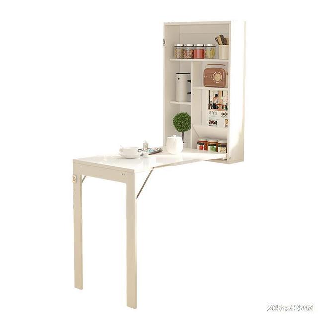 Space Saving Wall Mounted Folding Laptop Table Wood Folding Table