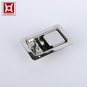 Stainless Steel Recessed Paddle Latch Heavy Duty Flush Mount Paddle Handle Lock for Truck Tool Box Trailer RV Caravan 140*90mm - Product Image 1