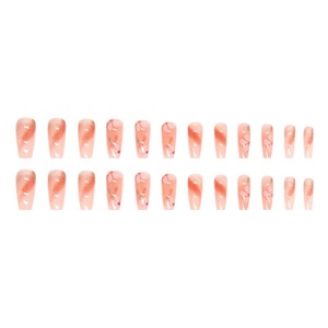 <span class=keywords><strong>Uñas</strong></span> Postizas al por Mayor, Puntas <span class=keywords><strong>de</strong></span> Gel Acrílico ABS, 24 Uds., Forma Almendrada, Reutilizables, Kits <span class=keywords><strong>de</strong></span> <span class=keywords><strong>Diseño</strong></span> <span class=keywords><strong>de</strong></span> <span class=keywords><strong>Uñas</strong></span>, Manicura con <span class=keywords><strong>Mariposas</strong></span> y Pegamento - Product Image 4