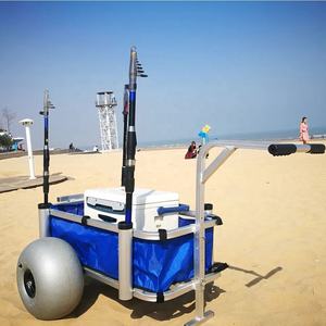Roda balon pasir tugas berat kualitas tinggi troli joran pancing Surf pantai untuk memancing dengan daya tahan tinggi - Product Image 1