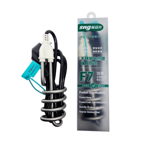 Pemanas air imersi 2500W, tabung pemanas air panas portabel murah - Product Image 1