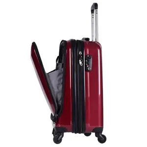 豪华笔记本电脑手推车旅行行李箱手提箱带可扩展货架名称品牌套件行李箱行李箱套装