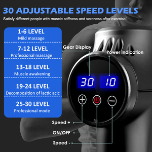 Pistol pijat Fascia pintar, alat pijat terapi getar punggung leher, perkusi tisu dalam nirkabel dapat diisi ulang Usb - Product Image 4