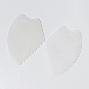 กระดานกัวชาหยกธรรมชาติคริสตัลสีขาวเครื่องนวดหน้าสำหรับดูแลผิว - Product Image 1