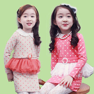 Ropa Infantil al por Mayor, Vestidos de Princesa de Manga Larga para Niñas Pequeñas de 2 a 7 Años, de China - Product Image 1