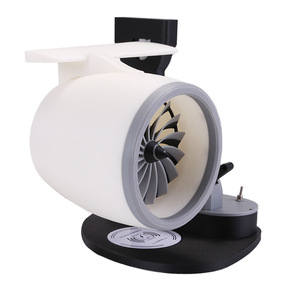 Nuevo Ventilador de Escritorio Creativo USB con Diseño de Turbina de Avión, Mini Ventilador JetFan con Carga Inalámbrica - Product Image 5