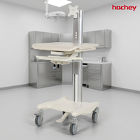 Chariot médical mobile pour instruments, fourni par l'usine, pour moniteur, ECG et équipement d'échographie
