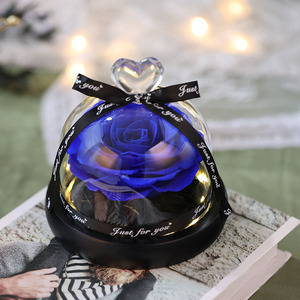 ดอกกุหลาบ DREA แห้งแบบธรรมชาติ คงทนยาวนาน อมตะ ตกแต่งสวยงาม พร้อมไฟในกล่อง - Product Image 3