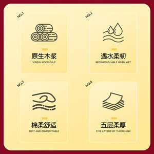 Zhennuo Facial <b>Tissue</b> 60 Packs 175mmx148mm Multi-layer Thickened Soft Household Use - Product Image 2