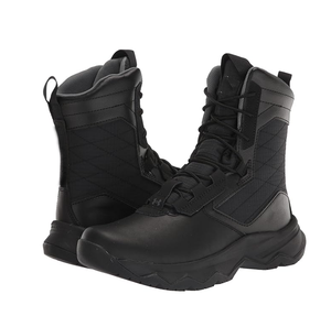 TSB78 Black men outdoor sports <b>hiking</b> long high top Customized Black Long <b>Boots</b> - Product Image 1