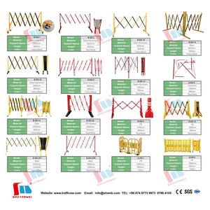 Barriera di Sicurezza Retrattile in Acciaio 3000mm, Recinzione Portatile Espandibile e Pieghevole per Traffico - Product Image 4