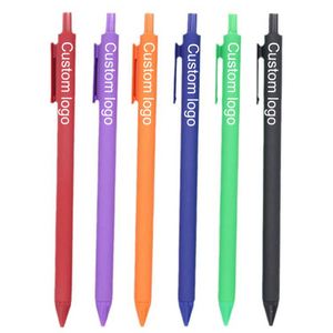 Cheap Promotional Plastic <b>Multi</b> <b>Color</b> Ballpoint Signature <b>Pens</b> With Press Retractable Custom Printed Logo for Stationery - Product Image 2