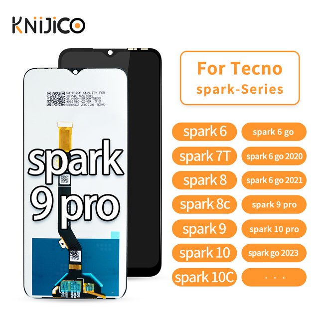 For Tecno Spark 9 Pro LCD Screen Original Tecno Infinix Kh7 Display LCD