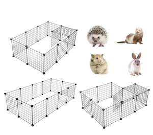 Clôtures pour chiens d'intérieur de petite et moyenne taille Combinaison gratuite de clôtures de protection Abris pour chiens Planches Clôtures - Product Image 5