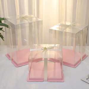 Bán Buôn Gấp Bánh Hộp Có Thể Gập Lại Giấy Bao Bì Bánh Gói Hộp Giá Rẻ Giá Hộp Các Tông Cho 12 Inch Bánh Bao Bì - Product Image 2