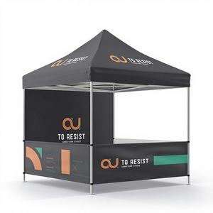 Carpa Publicitaria Interior y Exterior de Fábrica Barata al por Mayor, 15 pies 20 pies, Gazebo Grande Simple de Aluminio con Impresión Personalizada - Product Image 1