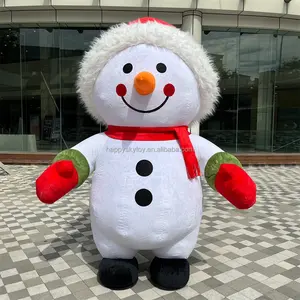 Atacado cachecol homem de neve inflável fantasia do natal