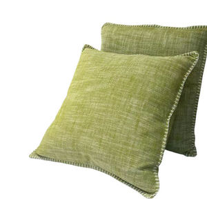 หมอนอิงขนนกสำหรับตกแต่งบ้านปลอกหมอนผ้าลินินแบบเรียบง่ายยัดไส้ไส้ขนเป็ด - Product Image 1