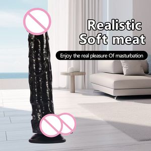 Originale fornitore di Silicone morbido Dildo giocattoli sessuali cazzo pene artificiale Dildo realistico per uomo e donna - Product Image 3