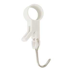 Support de serviettes de <span class=keywords><strong>cuisine</strong></span> à pince, sans perçage, réglable, en plastique, avec crochet rotatif double usage pour tuyaux et barres - Product Image 5