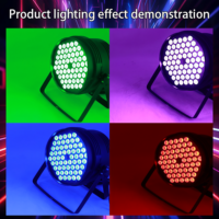 BaiQi 60 projecteurs LED PAR RVB pleine couleur 150W haute puissance en aluminium avec contrôle DMX512, éclairage de scène IP20 pour soirées disco