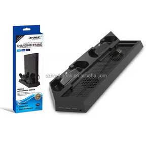 Tp4-023b Trò chơi giao diện điều khiển cho Dobe <span class=keywords><strong>PS4</strong></span> Đa-Chức năng sạc đứng cho <span class=keywords><strong>PS4</strong></span> Slim Quạt làm mát cho <span class=keywords><strong>PS4</strong></span> Slim Pro Trò chơi phụ kiện - Product Image 4