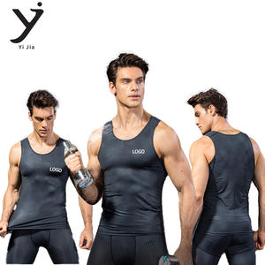 เสื้อกีฬาผู้ชายพิมพ์ลาย 3 มิติ รุ่น PRO สำหรับวิ่งและออกกำลังกาย แบบรัดรูป ยืดหยุ่น และแห้งเร็ว ขายส่ง - Product Image 1