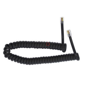 Câble de casque enroulé noir <span class=keywords><strong>rj11</strong></span> - Product Image 4