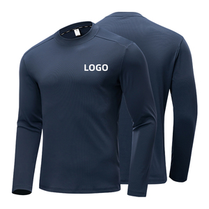 Casual Solid Long Sleeve Gym <b>Shirts</b> Streetwear <b>Compression</b> <b>Shirt</b> For Men Gym Long Sleeve Top Workout Breathable Active Wear - Product Image 6