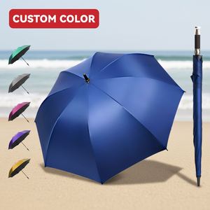 Manufacturer Straight <b>Large</b> Windproof logo Prints Promotional Branded Custom Golf Stick Straight <b>Umbrella</b> - Product Image 1