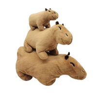 Peluche Capybara Réaliste Mignonne en Gros, Jouet en Peluche Capybara Doux et Kawaii, Poupée Animale en Peluche Capybara Ultra-Realiste
