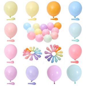 Globos de Látex Mate de 12 Pulgadas en Colores Pastel Macaron, Amarillo, Verde, Rosa, Morado, Azul, para Decoración de Fiestas - Product Image 3